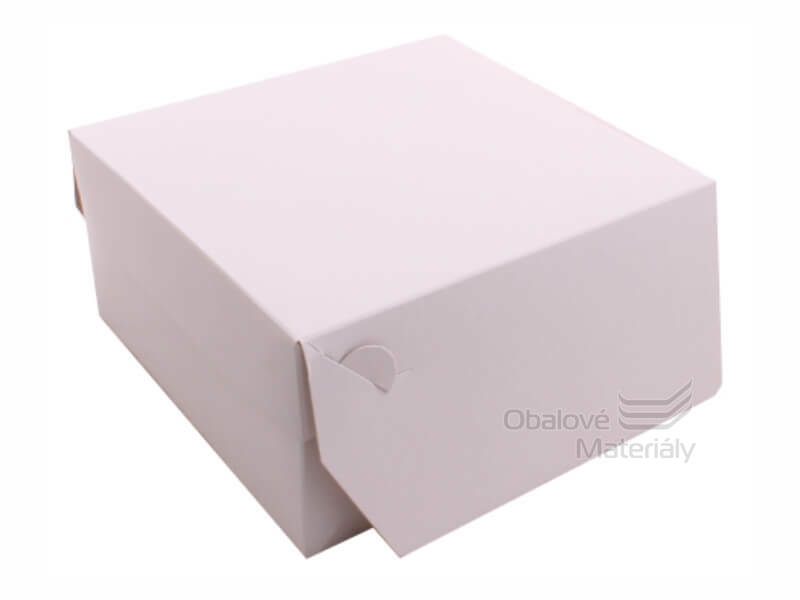 Papírová krabice na dort 200*200*100 mm
