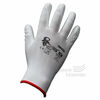 Rukavice X-Touch W bílé, vel. 10, máčené prsty a dlaň