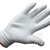 Rukavice X-Touch W bílé, vel. 9, máčené prsty a dlaň