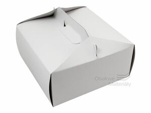 Výslužková odnosová krabice, papírová, 230*230*110 mm