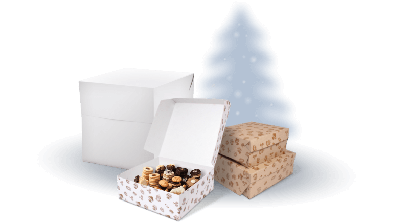 Krabice na cukroví a dorty