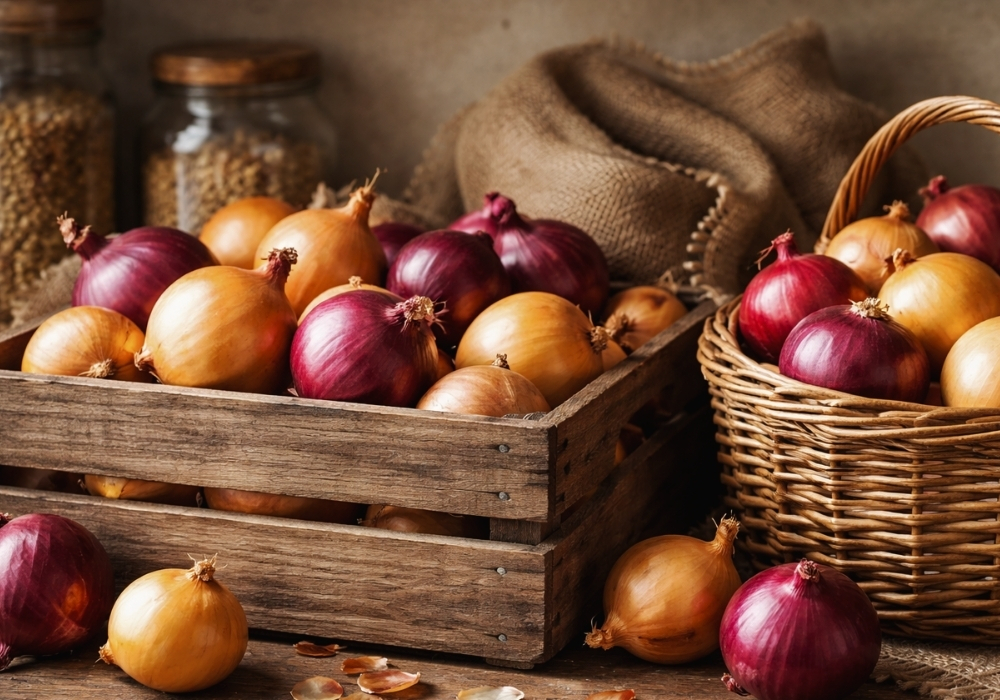 Cibule bez plísně a klíčení: Tipy na správné skladování a prodloužení trvanlivosti