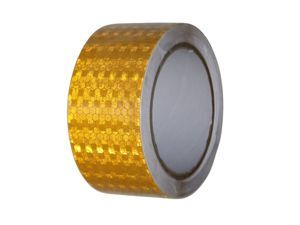 Reflexní páska žlutá, 50 mm*10 m