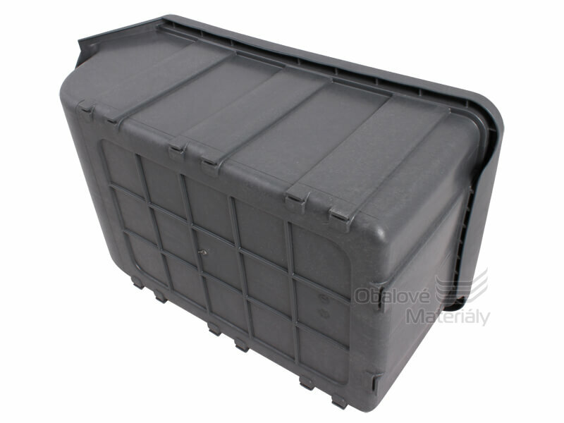 Plastový ukládací box A-300 šedý, 355*220*150 mm