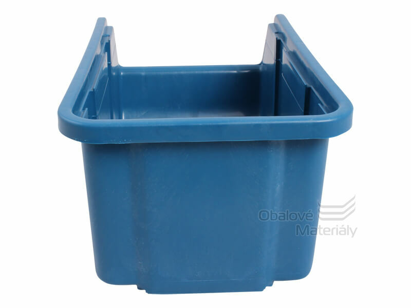Plastový ukládací box A-200 modrý, 250*155*120 mm
