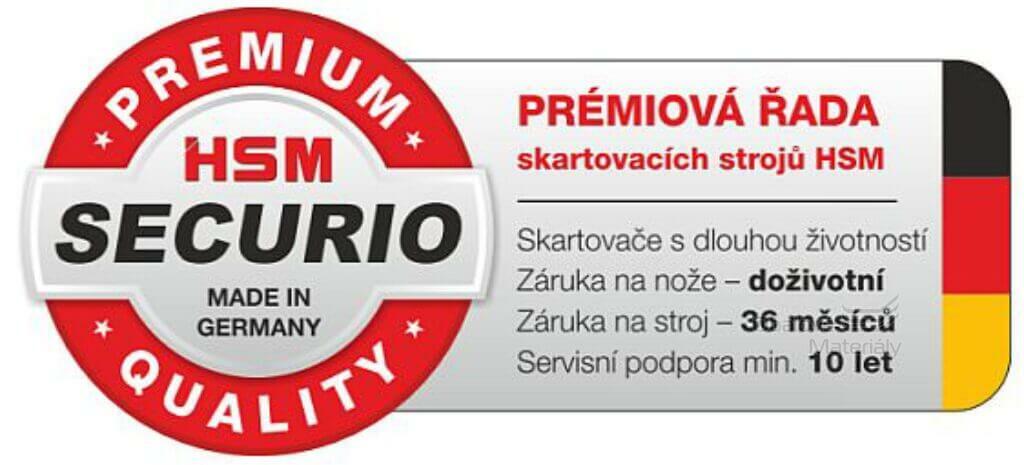 HSM SECURIO C16 3,9 mm Skartovací stroj