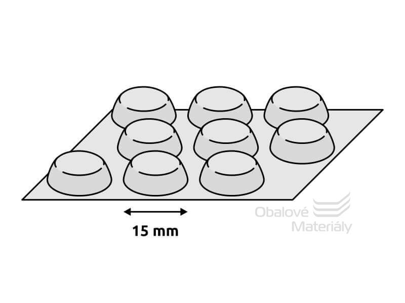 Bublinková fólie - průměr bubliny 1,5 cm, role 100cm*100m