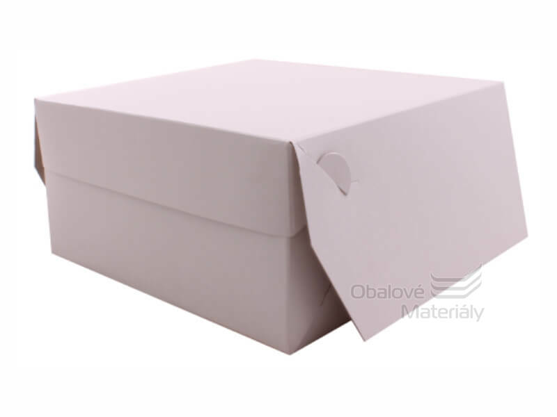 Papírová krabice na dort 200*200*100 mm