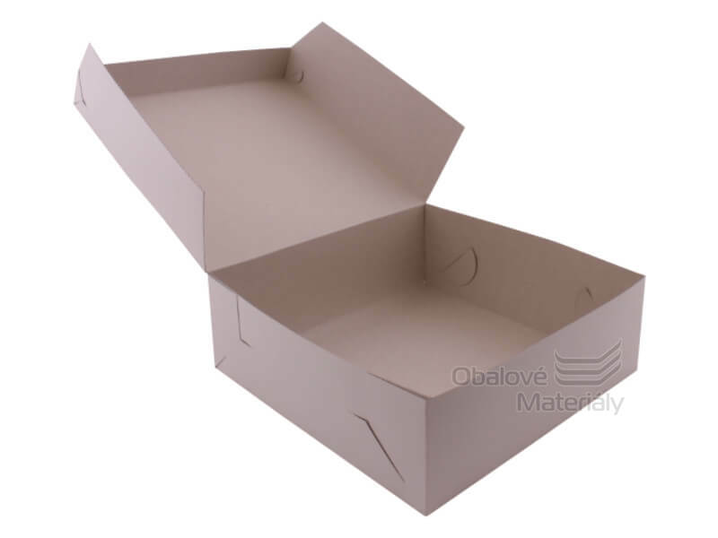 Papírová krabice na dort 280*280*100 mm