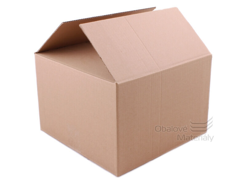 Kartonová krabice klopová na balíky, z 3 vrstvé lepenky, 30 × 30 × 20 cm