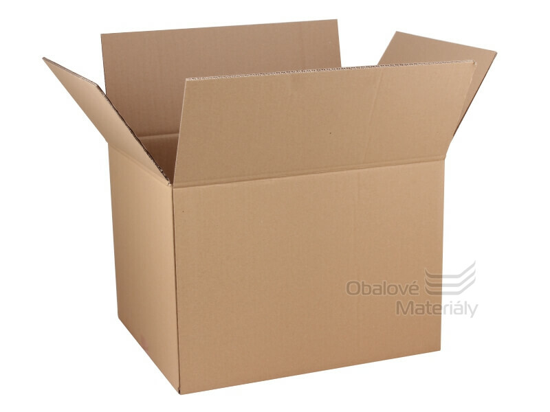 Kartonová krabice klopová na balíky, z 5 vrstvé lepenky, 47 × 38 × 33 cm