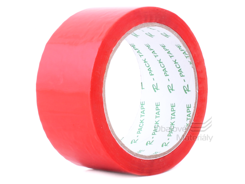 Barevná lepící páska 48 mm*66 m červená