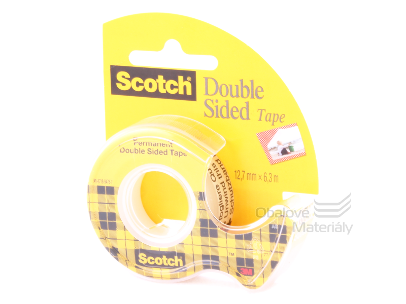 3M Scotch oboustranná lepící páska 12,7 mm * 6,3 m s odvíječem