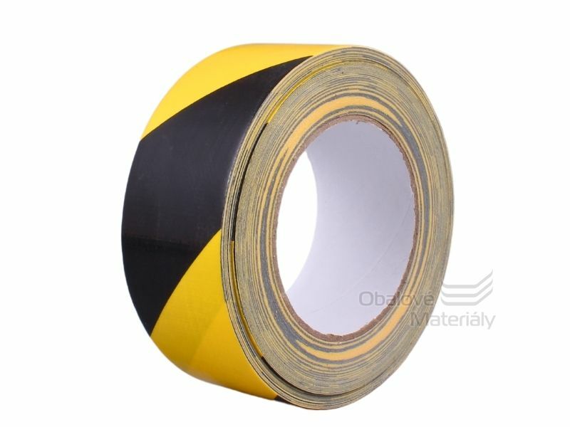Výstražná lepící páska Duct Tape 48 mm*30 m, žlutočerná