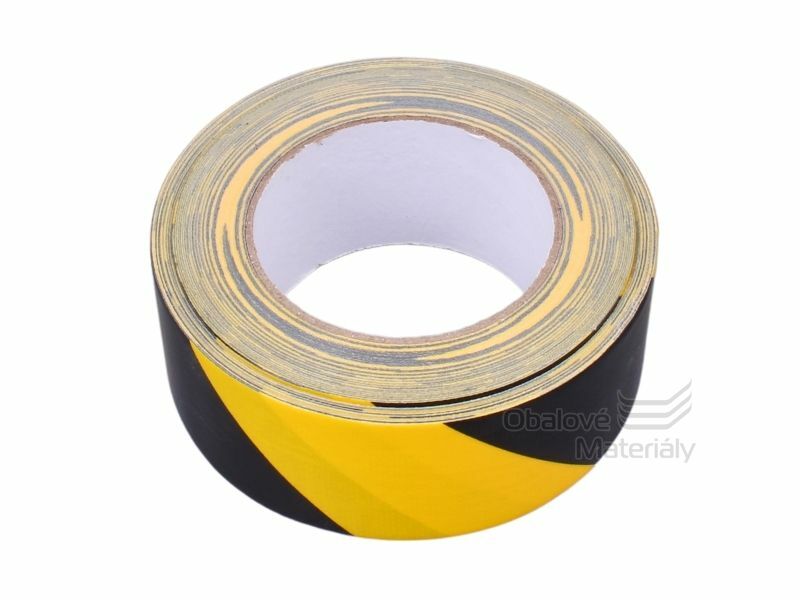 Výstražná lepící páska Duct Tape 48 mm*30 m, žlutočerná