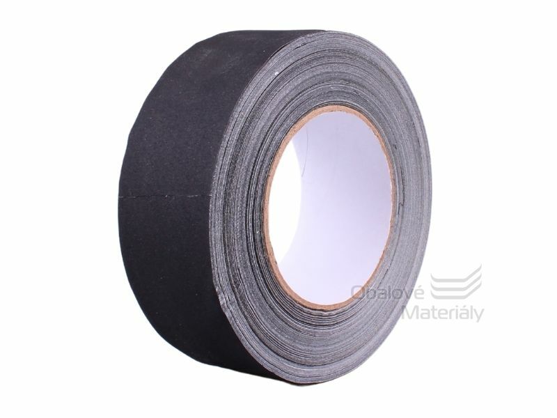 Lepící páska Duct Tape (Gaffa) 50 mm*50 m, 210 mic, černá, matná