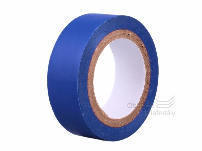 Izolační PVC páska 19 mm * 10 m, modrá