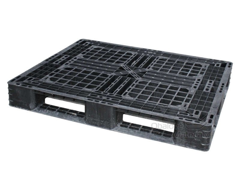 Použitá plastová paleta 1200*1000*150 mm, černá