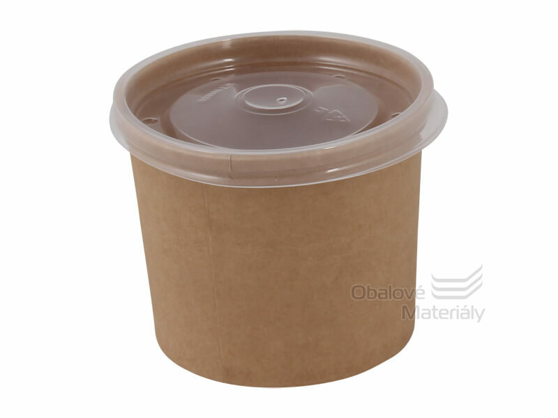 Papírová miska na polévku 96*75 mm, 380 ml, balení 25 ks