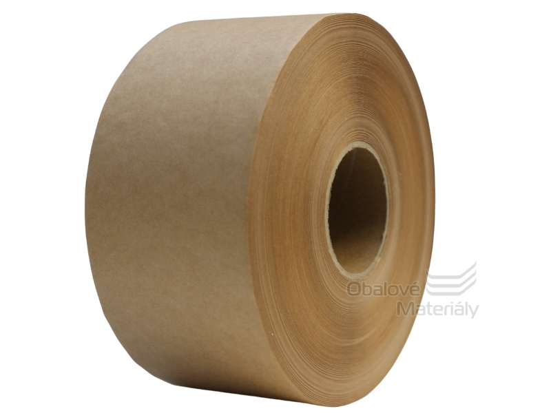 Papírová zvlhčovací páska 72 mm*150 m pro automatický odvíječ