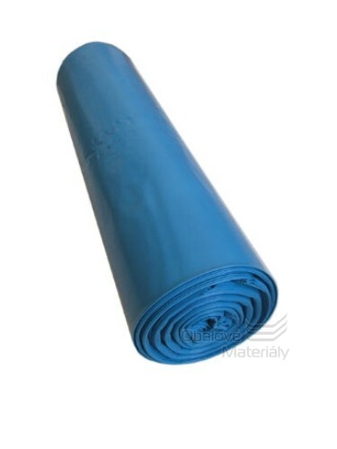 Plastové pytle 70*110 cm, typ 100, nosnost 25 kg, balení 15 ks - MODRÉ