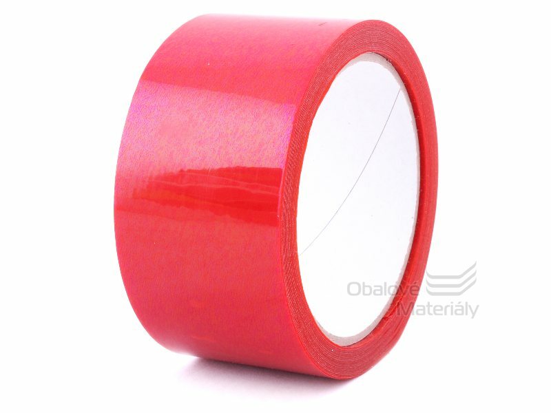 Bezpečnostní páska pečetící 50 mm*50 m červená