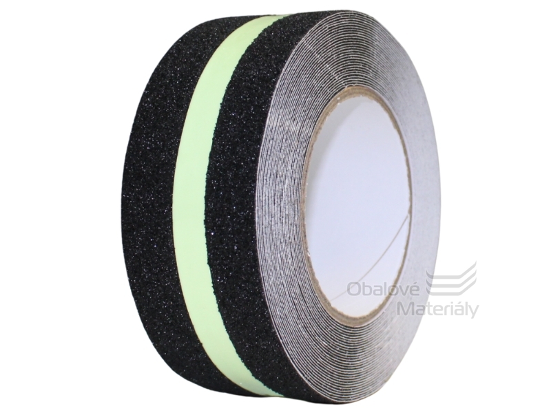 Protiskluzová páska 50 mm*10 m, svítící