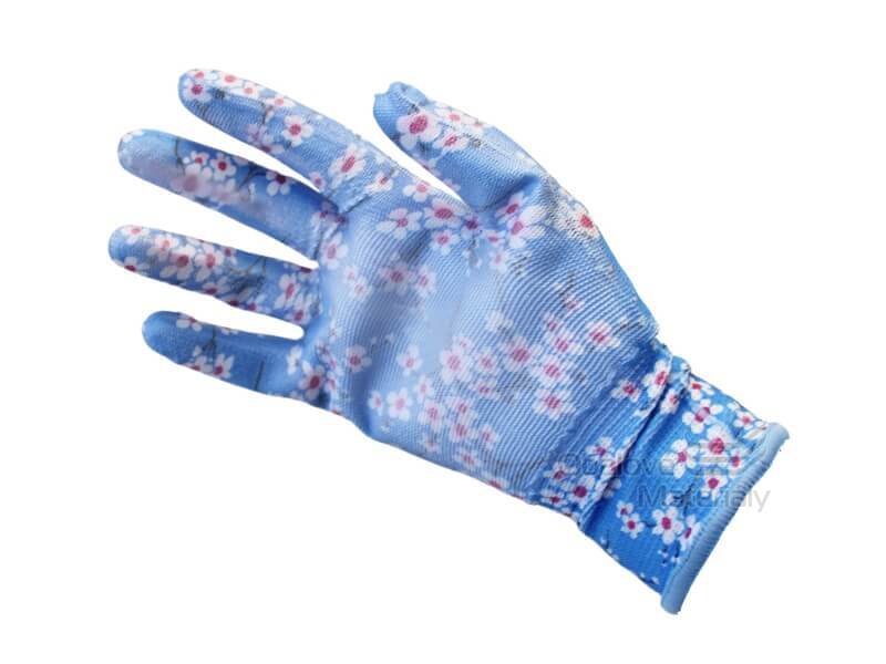 Dámské pracovní rukavice, vel. 6, X-Color s potiskem