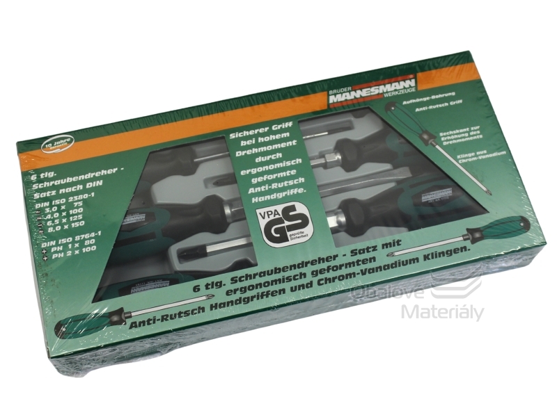 Sada 6 šroubováků Mannesmann PROFI 11113-6