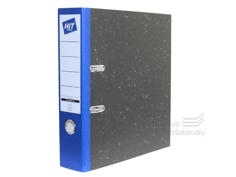 Pořadač A4, šanon 7,5cm s pákou, modrý