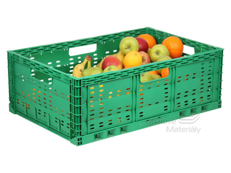 Skládací přepravka na ovoce a zeleninu 600*400*220 mm