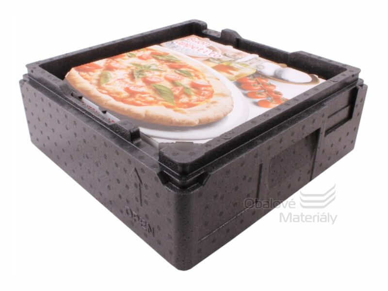 Termobox na pizzu PROFI (na 2 pizza krabice), 410*410*174 mm