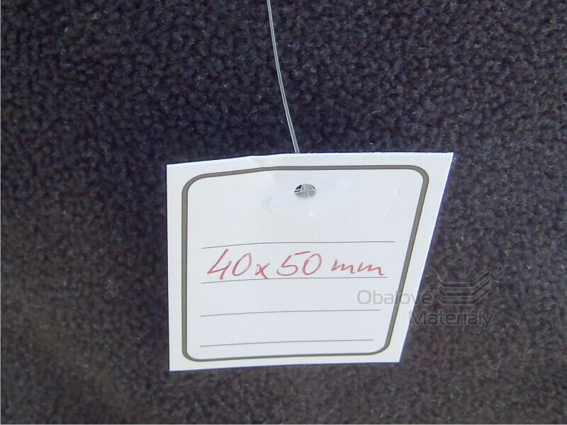 VISAČKY na oděvy s řádky 40*50mm - 2000 ks