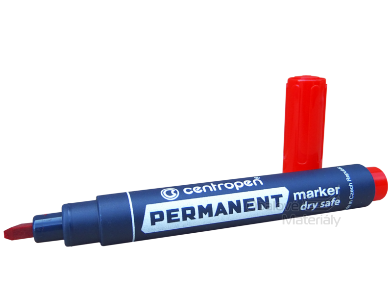Značkovač Centropen 8516/1 - PERMANENT červený