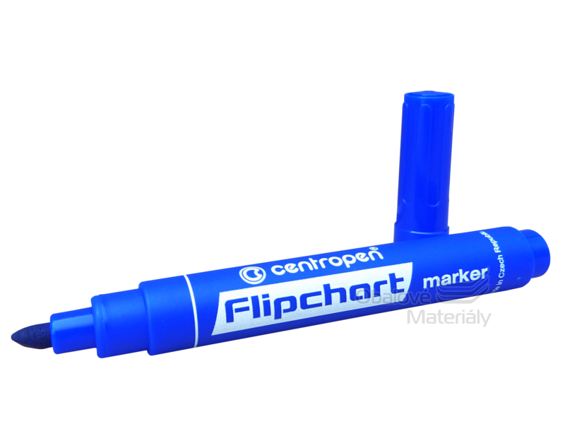Značkovač Centropen 8560/1 - modrý (NON-permanent)