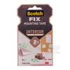 3M Scotch oboustranné pěnové permanentní čtverečky 25*25 mm, 16 ks