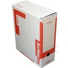 Emba kartonový archiv box A4 110 mm - 25 ks červený