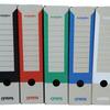 Emba kartonový archiv box A4 75 mm - modrý
