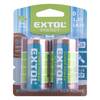 Baterie alkalické, 2 ks, 1,5V D (LR20), Extol 42015