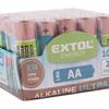 Baterie alkalické, 20 ks, 1,5V AA (LR6), tužkové Extol 42013