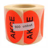 Samolepící reflexní etiketa "AKCE" 60*40 mm - role 500 etiket