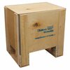 Dřevěný box S1 - 408*308*412mm, skládací bedna s ližinou, překližka