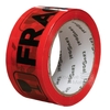 Lepící páska 48 mm*66 m, s potiskem FRAGILE červená