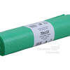 Odpadkové pytle HDPE 120 l, 70*110 cm, zelené, role 50 ks