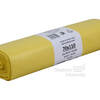 Odpadkové pytle HDPE 120 l, 70*110 cm, žluté, role 50 ks