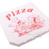 Pizza krabice 45*45*4 cm, s potiskem