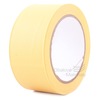 PVC lepící maskovací páska 48 mm*33 m, žlutá, rýhovaná