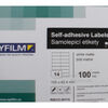 Samolepící etikety Rayfilm 105*42,4 mm, 14et./A4, 100 archů