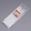 Stahovací pásky bílé 4,6*250 mm, balení 100 ks