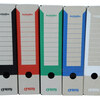 Emba kartonový box na dokumenty A4 75 mm - modrý